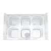 Acrylic Shot Glass Holder Carrying 6 Square Transparent Liquor Cup
