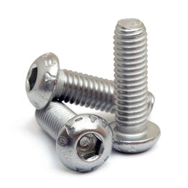 MonsterBolts - M6 x 16mm Button Head Socket Cap Screws, ISO 7380, Marine Grade Stainless Steel, 10 Pack