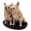 Ceramic Salt and Pepper Shaker Set with Dog Motif (French