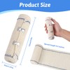 Elastic bandage for effective support, compression wrap with self-closure for