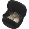 Cowhide Nappa Leather Coin Purse/Wallet/Wallet/Wallet/Purse MJ-Design-Germany in Black, black
