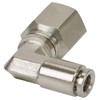 1/8" Npt(F) To 1/4" Airline 90° Swivel Elbow Fitting (2 Pcs) Dot Approved