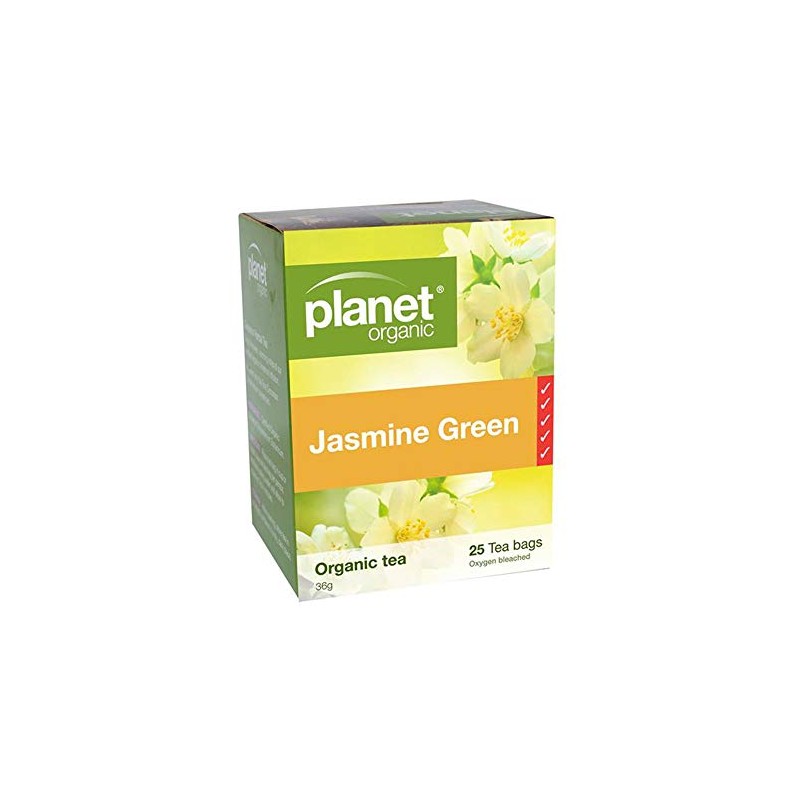 Planet Organic Jasmine Green 25 Tea Bags