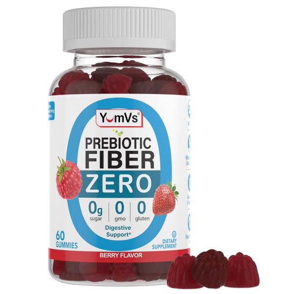 YUM-V'S Prebiotic Fiber Zero Gummies by YumVs | Keto Friendly