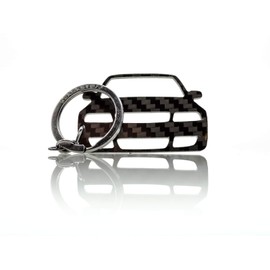 BlackStuff A4 RS4 S4 B5 Carbon Fiber Keychain Keyring Ring Holder BS-691