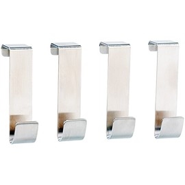 Universal-Türhaken aus Edelstahl 4er-Set