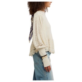 Free People Women's Lucinda Sweater, Ivory