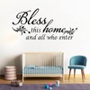 Room Decorations Wall Decals Quotes Stickers,Bless This Home and All