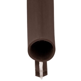 Window Weatherstrip Seal 5/16" Bulb Bubble Kerf Mount 4 Colors & 6 Length Options (10', Brown)