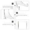 Ipetboom Acrylic Easel Plate Display Stands: Decorative Plate Holder Clear