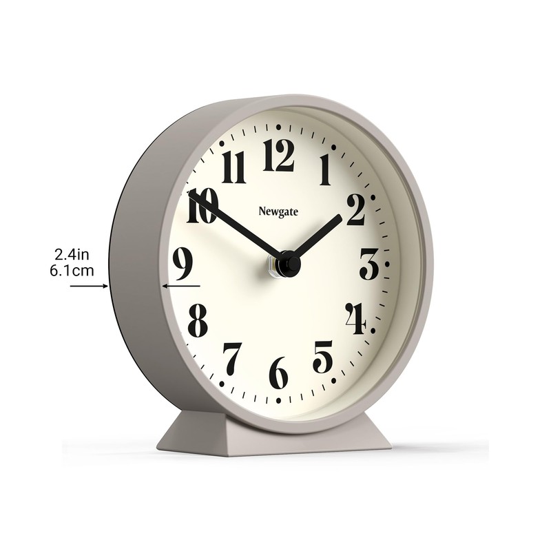 NEWGATE® Theatre Fireplace Clock - Quiet Sweep "No Tick" Mantel