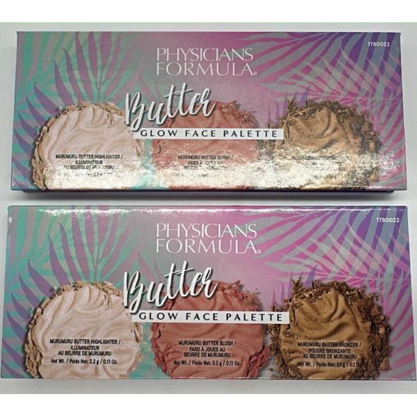 Physicians Formula 2PK Physicians Formula Murumuru Butter Glow Palette ~Highlighter