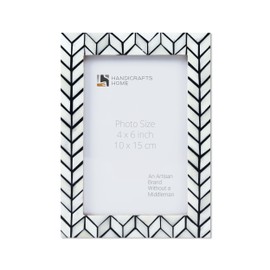 Handicrafts Home 4x6 Picture Frames - Vintage Style Wall Hanging & Desk Décor, Farmhouse Photo Frames Ideal for Living Room Office & Home Décor, Picture Frame for Diploma & Wall Decor, Horizon