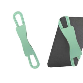 iuiiaii 1Pcs Hand Holder Strap Accessories, Hand Strap Green, Comfortable Stretchable Reading Belt Lightweight Grip Tablets Accessory for Reading in Bed Fits 4.7-8 Inch Device