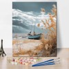 TISHIRON Wooden Ship Painting by Numbers for Adults, Beach and