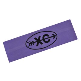 XC Cross Country Running Funny Girl Designs Cotton Stretch Headband - (Lavender)