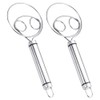 2pcs Round Handle Ring Mixer Dough Mixer Stainless Steel Mixer