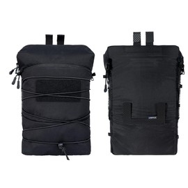 IDOGEAR Tactical Hydration Pack for 2L Hydration Water Bladder Outdoor Hiking Airsoft Water Bladder Carrier for Vest JPC2.0 Backpack(Black)