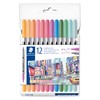 STAEDTLER Colouring Pens - Double-Ended, 0.5-3.0mm Line Width - 12