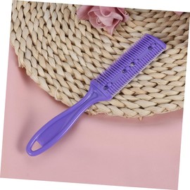 FOMIYES Diy Hair Styling Tool Set Hair Cutting Comb with Double-sided Scissors Stainless Steel Hair Shaper for Styles