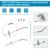 Tinoaly 5pcs Flame Sensor Replacement Kit, Durable IDXLFLS1930 Pool Heater