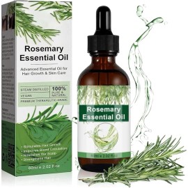 None Aceite de Romero para El Cabello, Aceite de Romero para Crecimiento, Gotero p...
