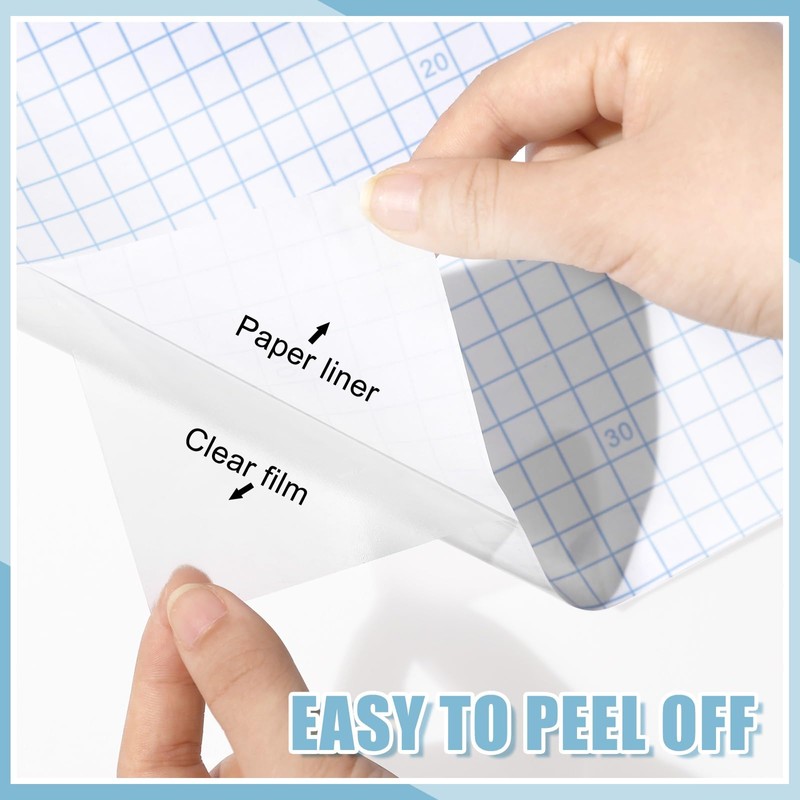 Clear Contact Paper Roll for Books, 18 in x 10