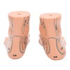 2pcs 19cm / 7.5in Feet Acupoint Model Acupuncture Teaching Aids