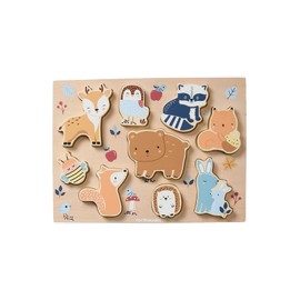 Vertbaudet Wooden Puzzle Forest FSC® Green
