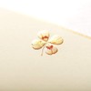 G.C.PRESS Sticky Note Cards, Four Leaf Clover, 3.1 x 4.1