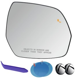 EAP Passenger Side Mirror Glass Compatible with Lincoln Aviator 2020-2026, Heated with Blind Spot, LC5Z17K707A