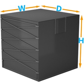 Air Conditioner Cover for Outside Units - AC Cover for Outside Unit - Central AC Unit Covers Outdoor - Winter AC Condenser Cover - Dual Shoelace Drawstring for Snug Fit.