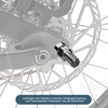 EMTB Axle adapter, universal bicycle axle adapter, universal bicycle axle