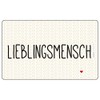 PPD Breakfast Tray Placemat Lieblingsmensch 23,3 x 14,3 cm