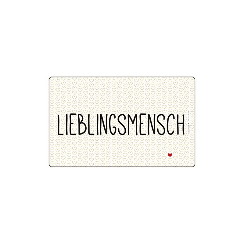 PPD Breakfast Tray Placemat Lieblingsmensch 23,3 x 14,3 cm
