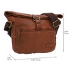 Gusti Auna Leather Shoulder Bag Brown Leather, brown