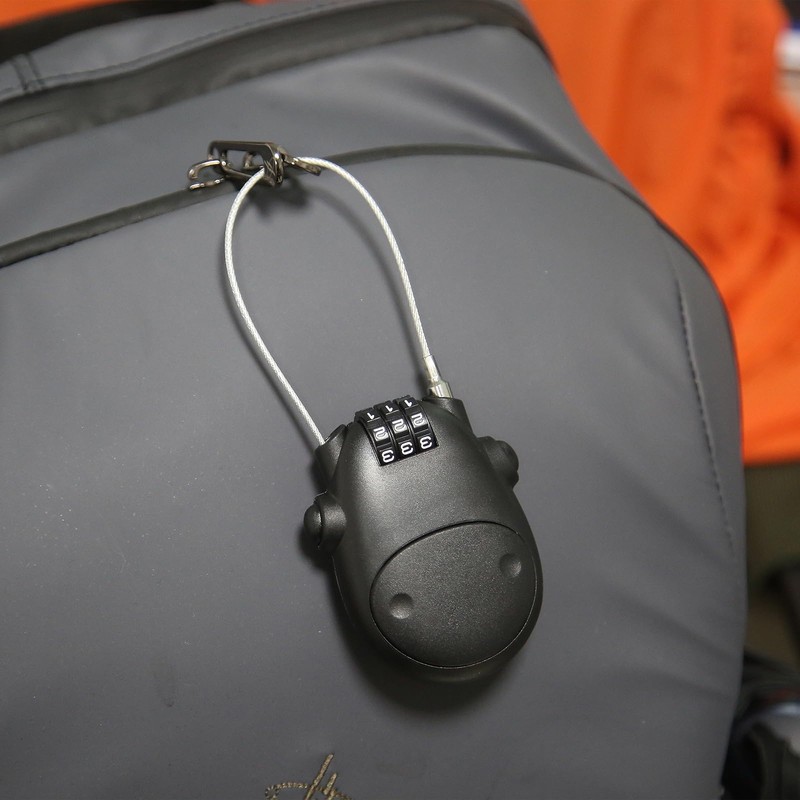 HOJLKLD Combination Cable Lock, Cable Luggage Locks with 30 inch