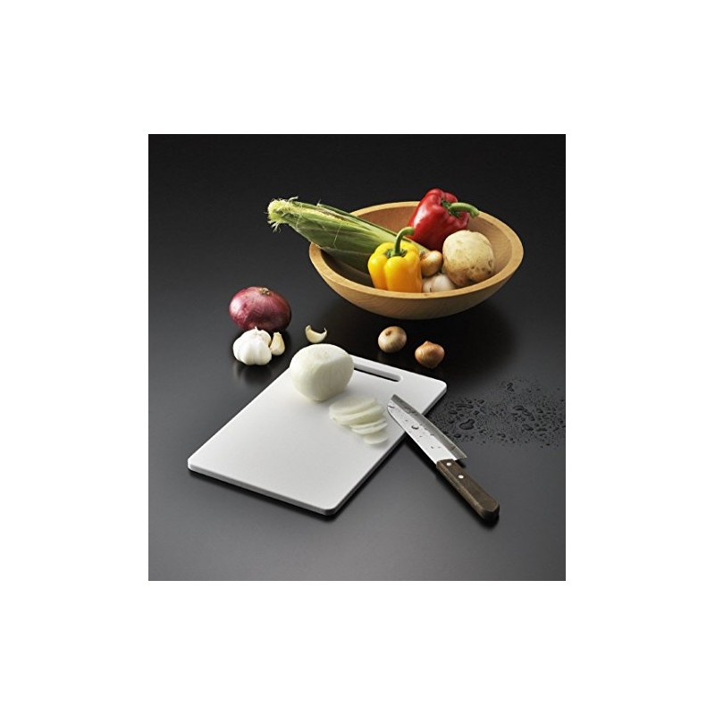 Squirrel Cutting Board, Antibacterial, M, White, Width 12.6 x Depth