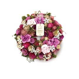 2023 mamawreath B Flower Wreath, Gift Wreath, Entrance Gift, Eternal Meaning, M Size: 9.8 inches (25 cm) x 2.8 inches (7 cm) (Thickness) (Rapunzel (WR-15B))
