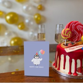 BYANIKA A6 Happy Birthday Card | For Kids Children Girl Her Colleague Girlfriend Wife Best Friend Mum Sister Friend | It's Your Bday Celebration Cards Cute