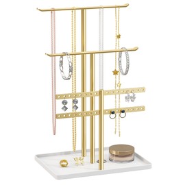 pickpiff Jewellery Organisers, Jewellery Stand, 32 cm, Large, White