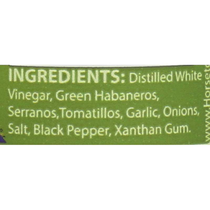 Horsetooth Hot Sauce, The Green Hot Sauce, 5 Fl oz