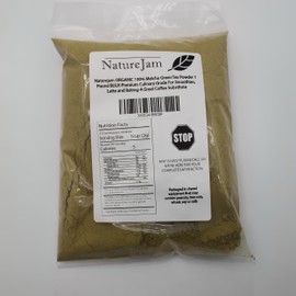 Naturejam ORGANIC 100% Matcha Green Tea Powder 1 Pound BULK-Premium Culinary Grade For Smoothies, Latte and Baking-A Great Coffee Substitute 150-200 Servings