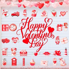 Valentine's Day Magnetic Garage Door Decorations Refrigerator Sticker Magnets