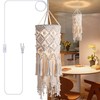 Bioaqua Boho Hanging Lamp,Plug in Hanging Light with Plug in