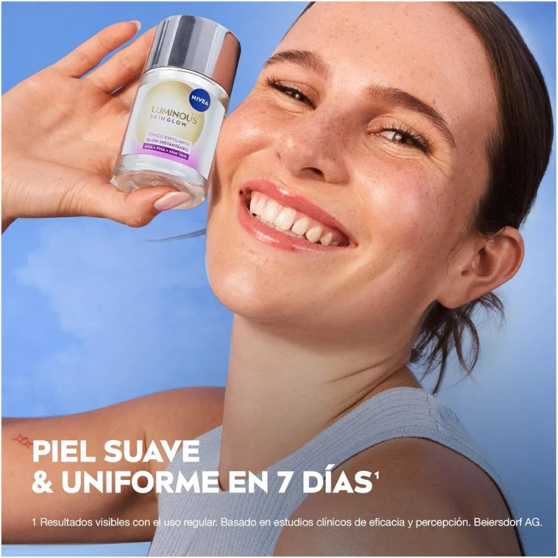 Nivea Luminous Even Skin Glow Liquid Refiner 100ml Día/noche Todo