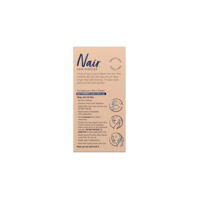 Nair Hair Remover Moisturizing Face Cream