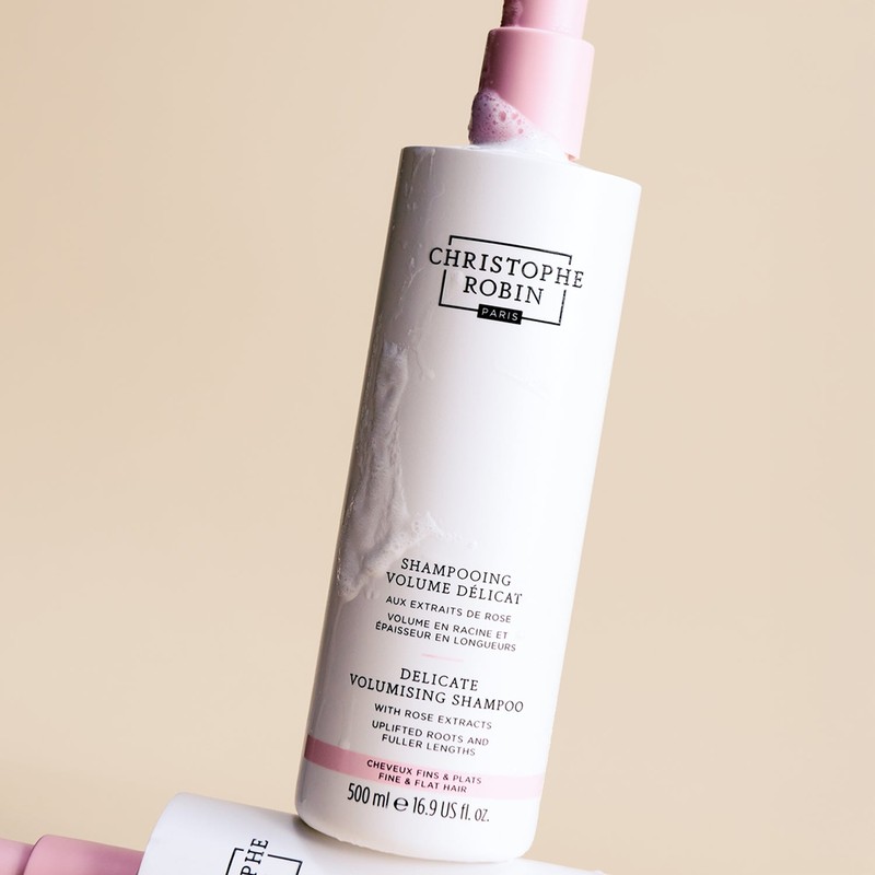 Christophe Robin Delicate Volumizing Shampoo With Rose Extracts 500ml