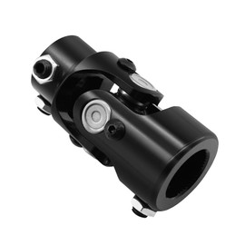 GLOCRORET 1" 48 Spline X 3/4" DD Black Steering Universal Joint Single U Joint Shaft, 83mm (3-1/4") Length