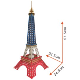 BestPysanky 94 Pieces Paris Eiffel Tower Model Kit - Wooden Laser-Cut 3D Puzzle